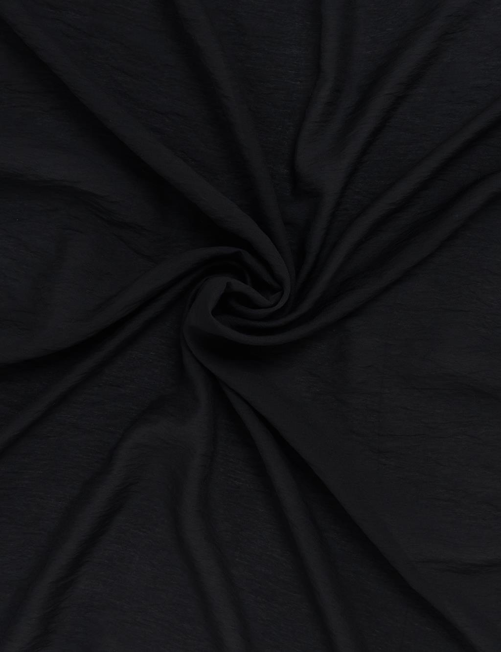 Viscose-Blend Scarf – Black