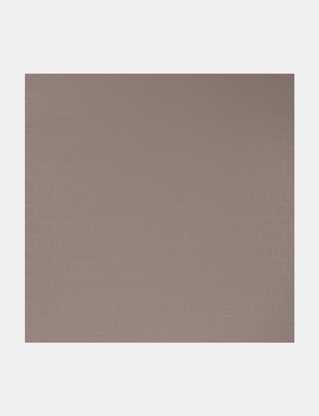 Logo Silk Scarf – Mink