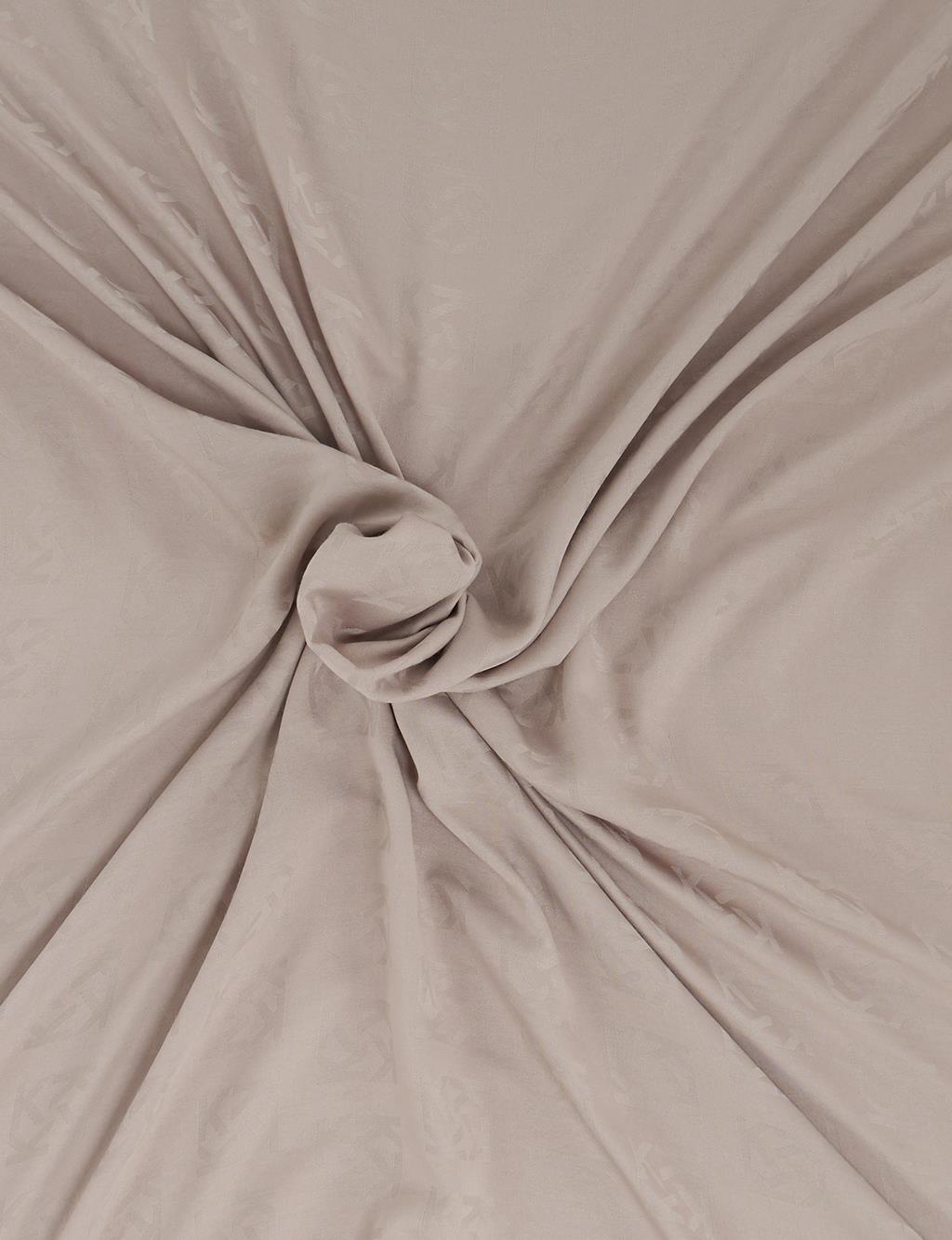Logo Silk Scarf – Mink
