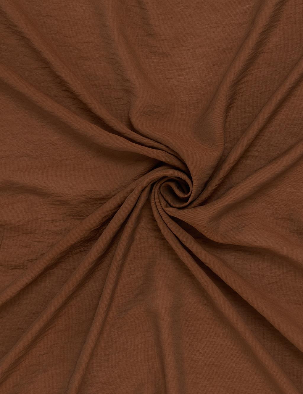Viscose-Blend Scarf – Brown