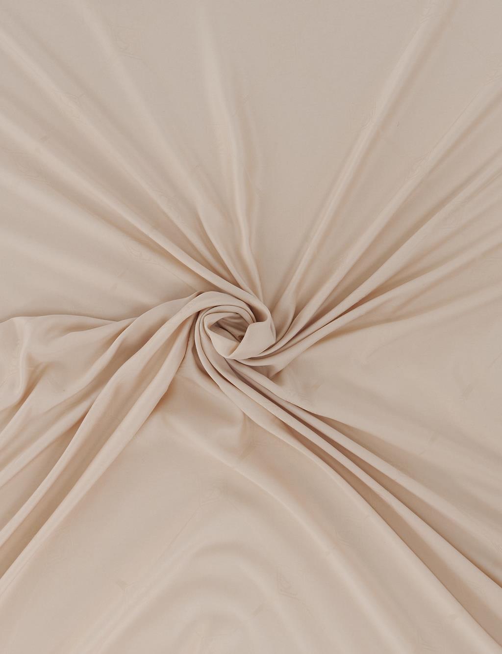 Square Pattern Silk Scarf Light Beige
