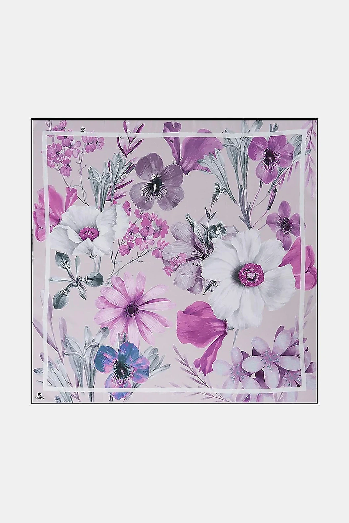 Floral Print Scarf Lilac