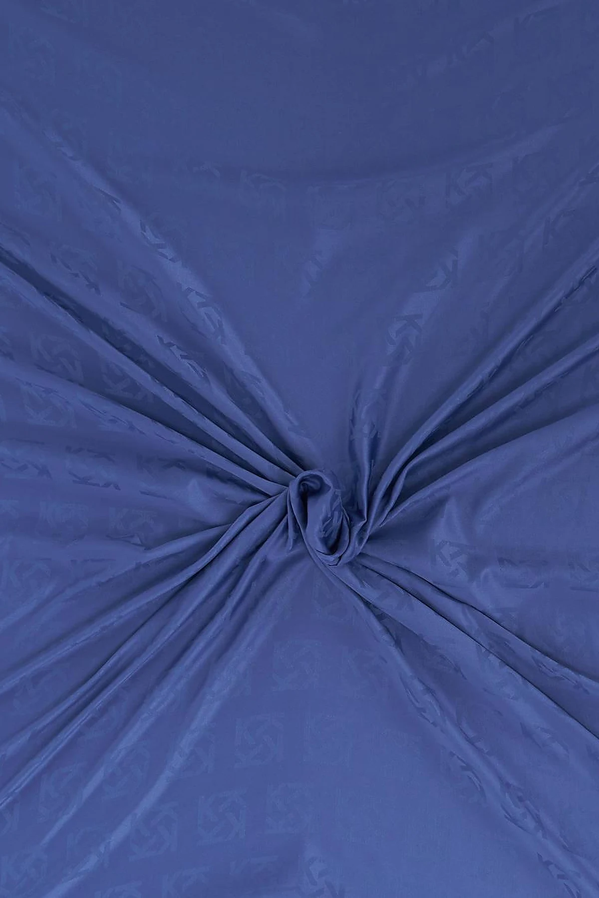 Logo Silk Scarf – Indigo