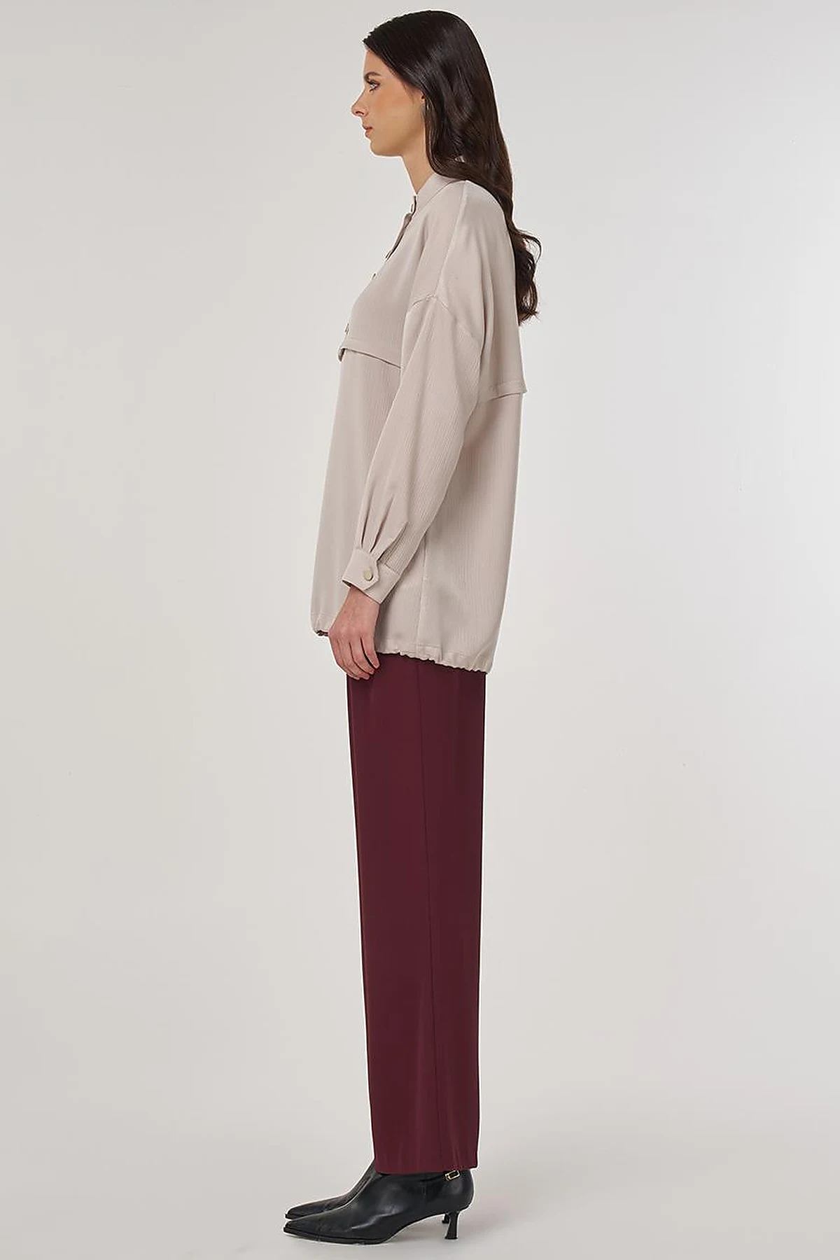 Tunic with Aller Detail in Stone