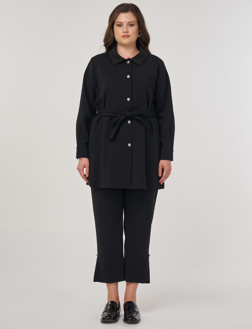 Bow Detail Jacket in Black