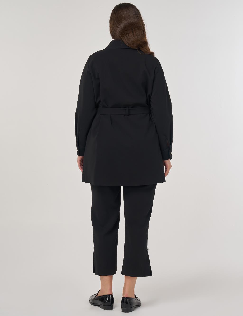 Bow Detail Jacket in Black