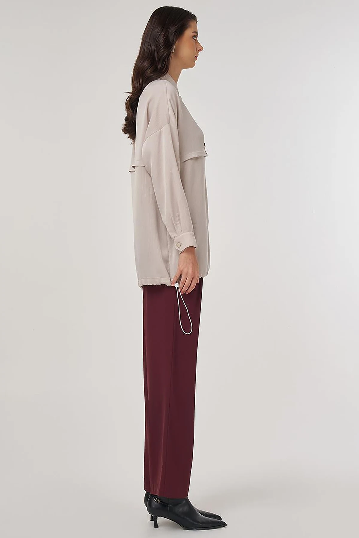 Tunic with Aller Detail in Stone
