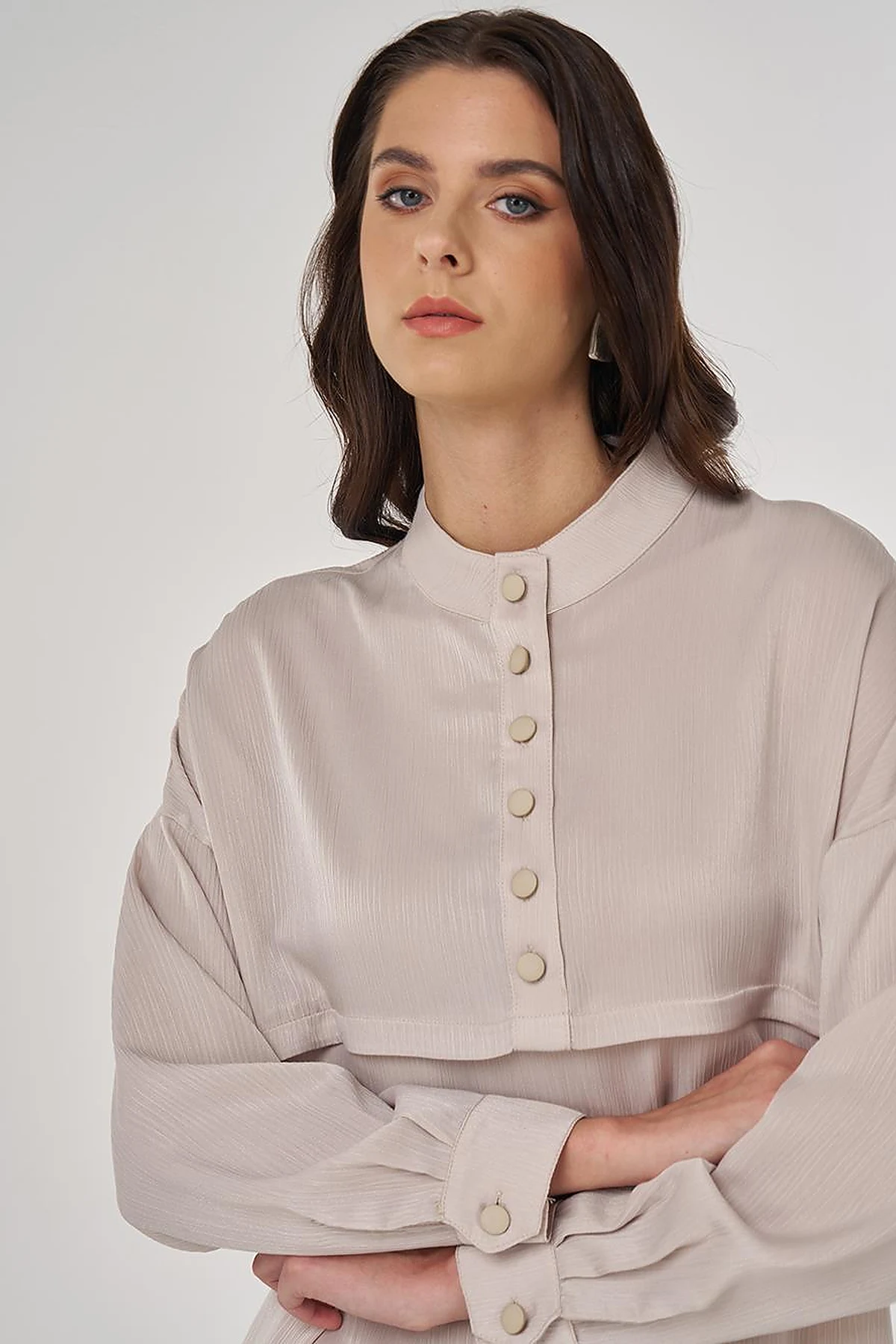Tunic with Aller Detail in Stone