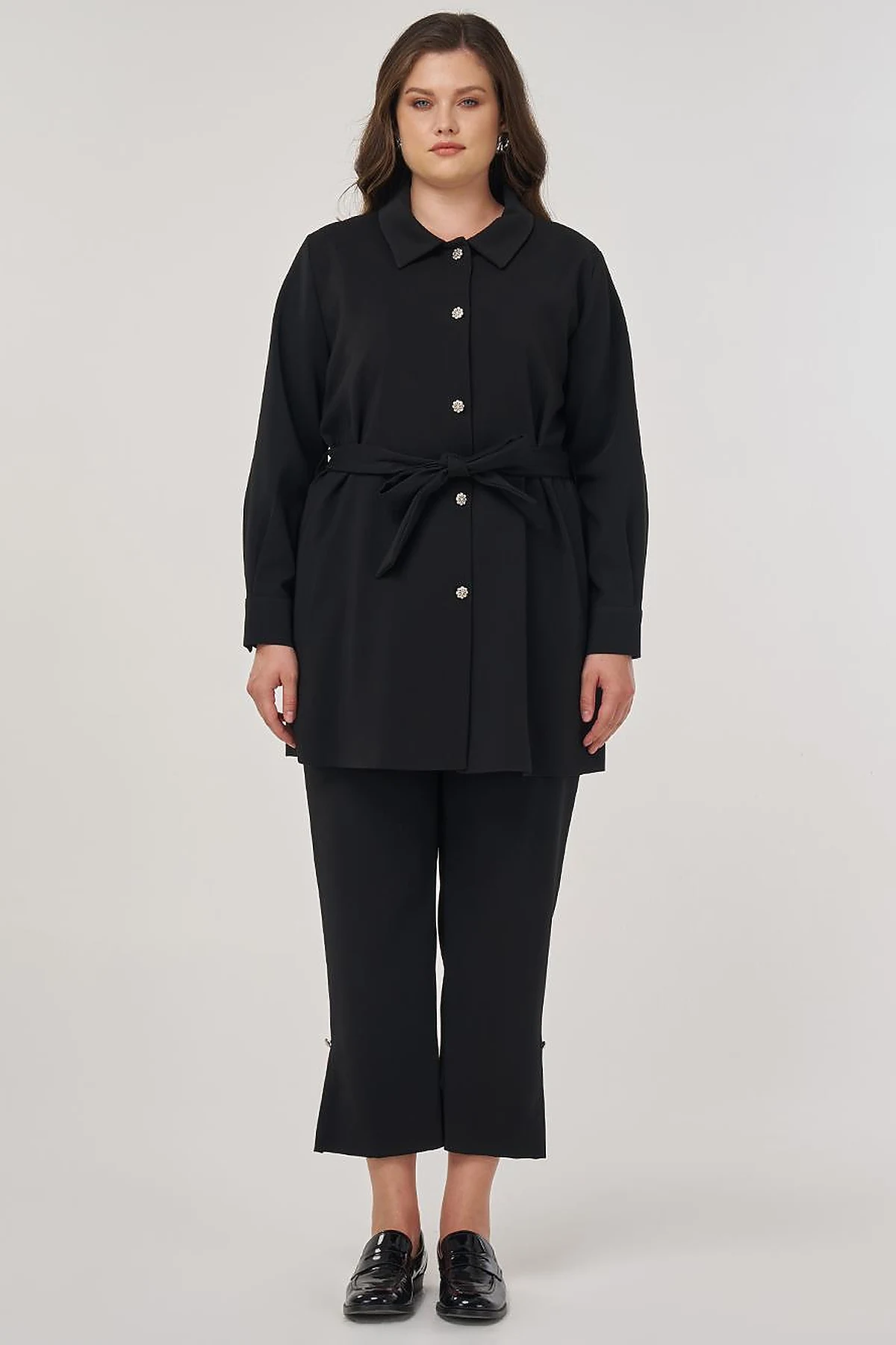 Bow Detail Jacket in Black