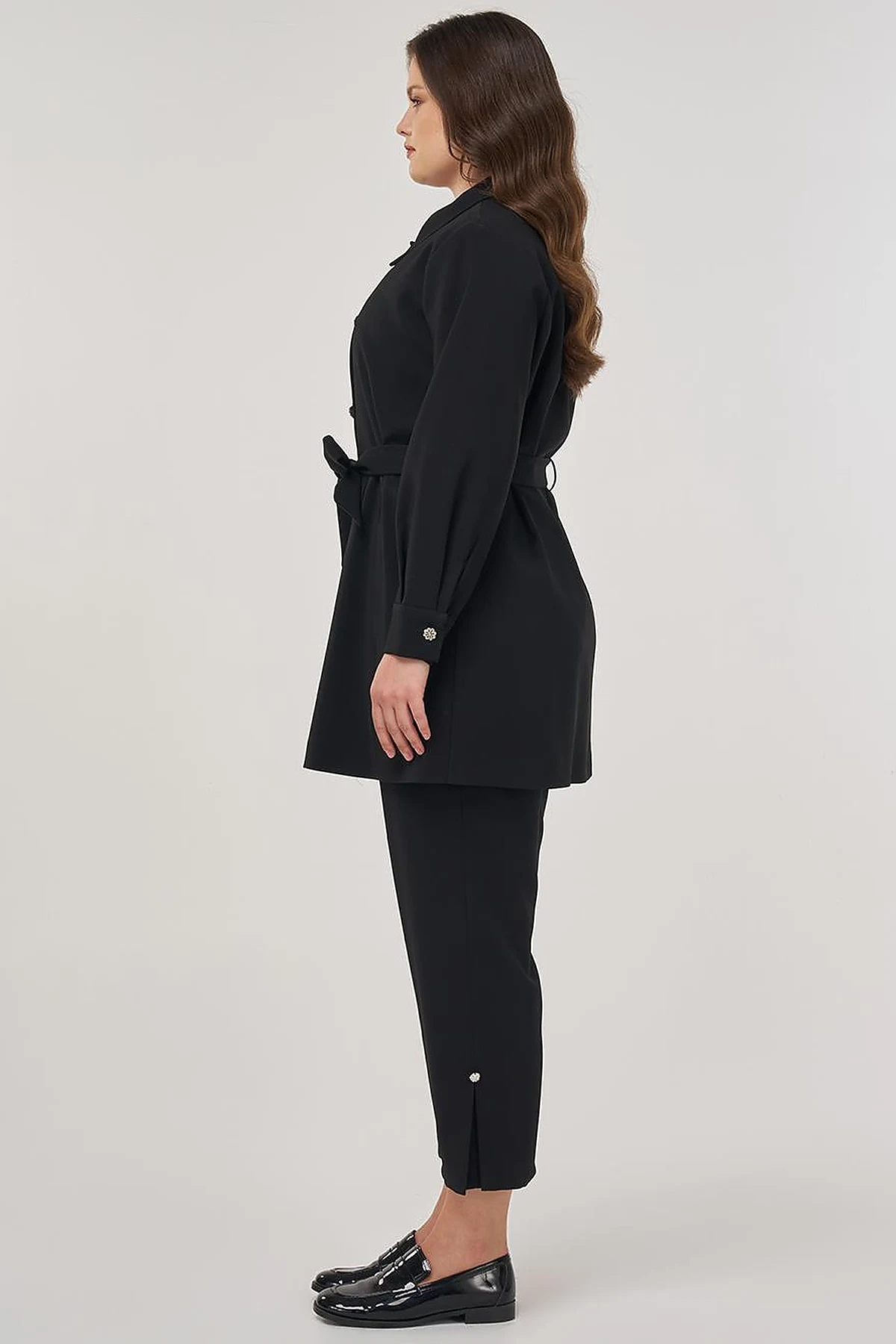 Bow Detail Jacket in Black