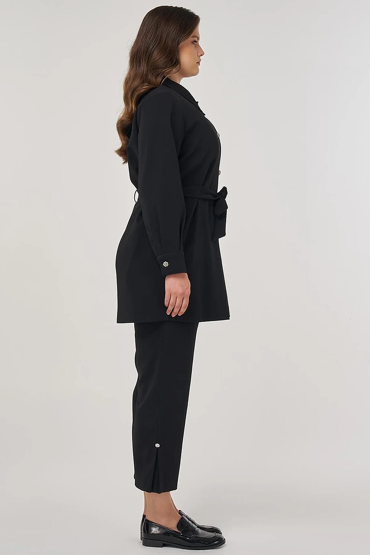 Bow Detail Jacket in Black