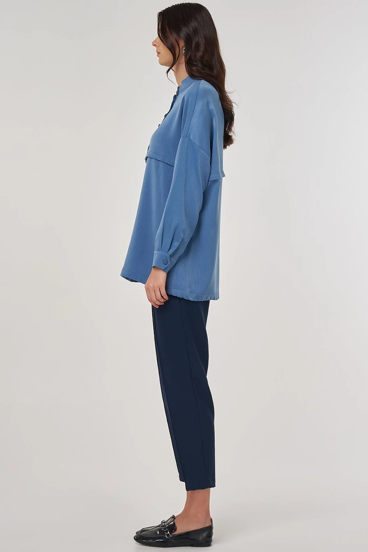 Tunic with Aller Detail in Crown Blue