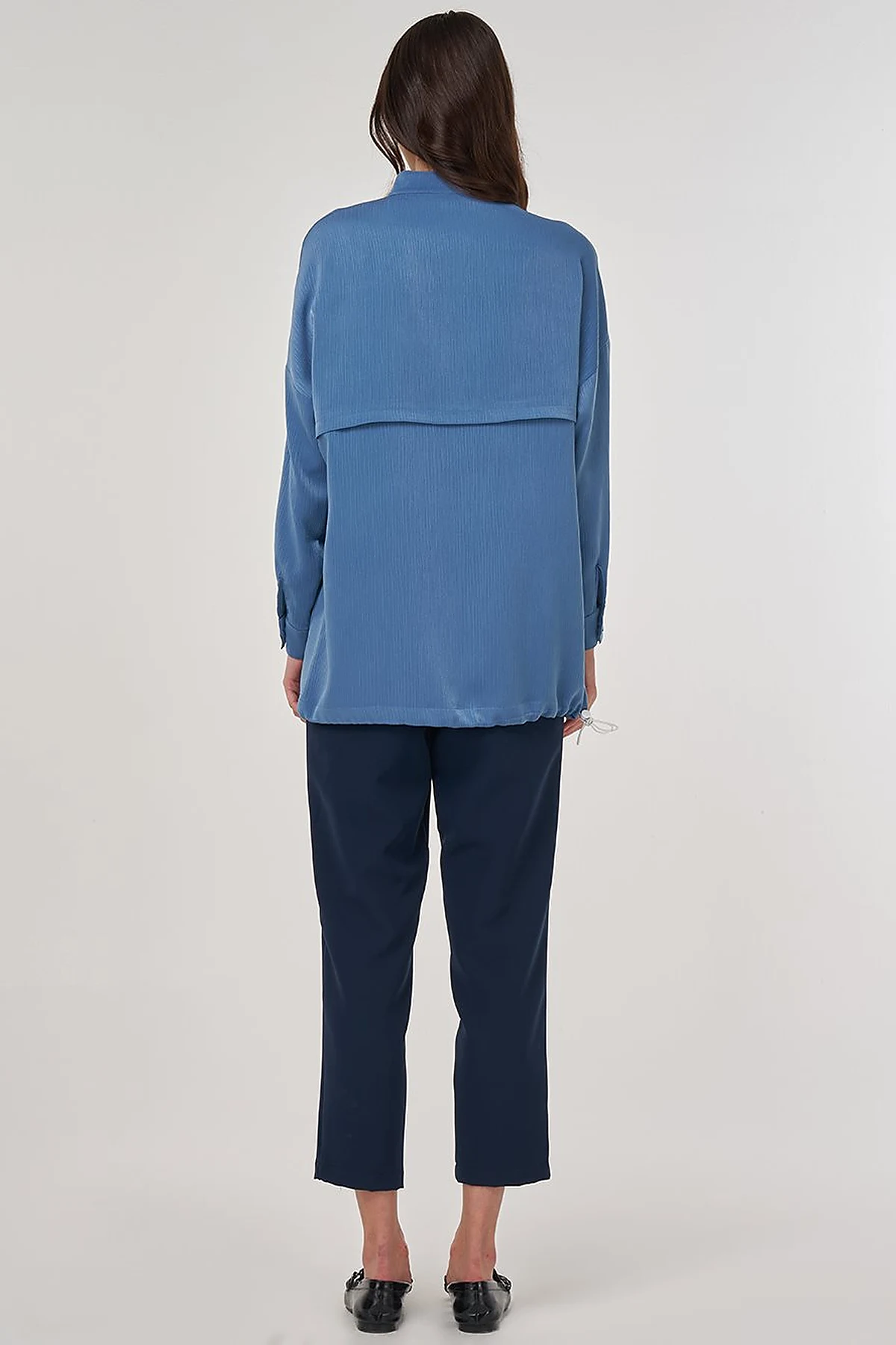 Tunic with Aller Detail in Crown Blue
