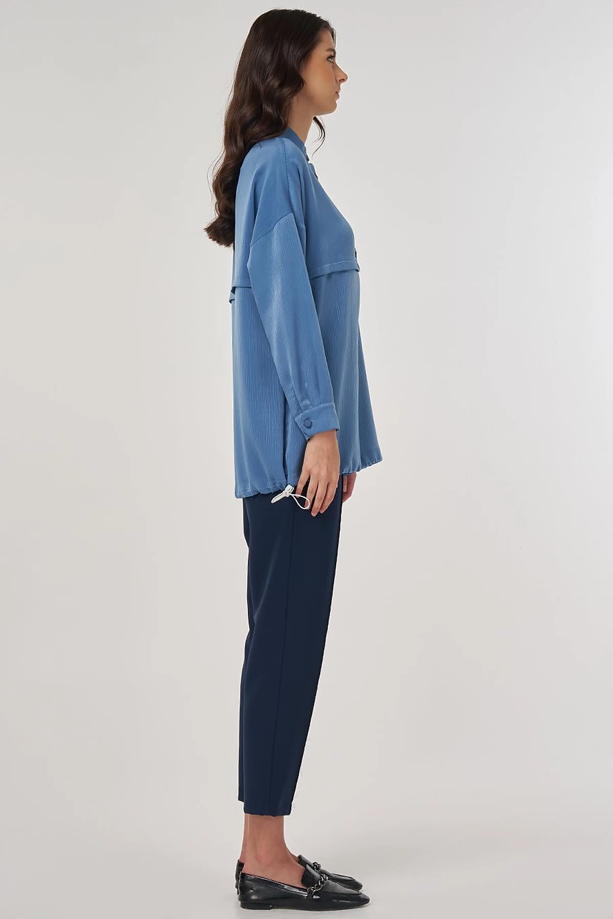 Tunic with Aller Detail in Crown Blue