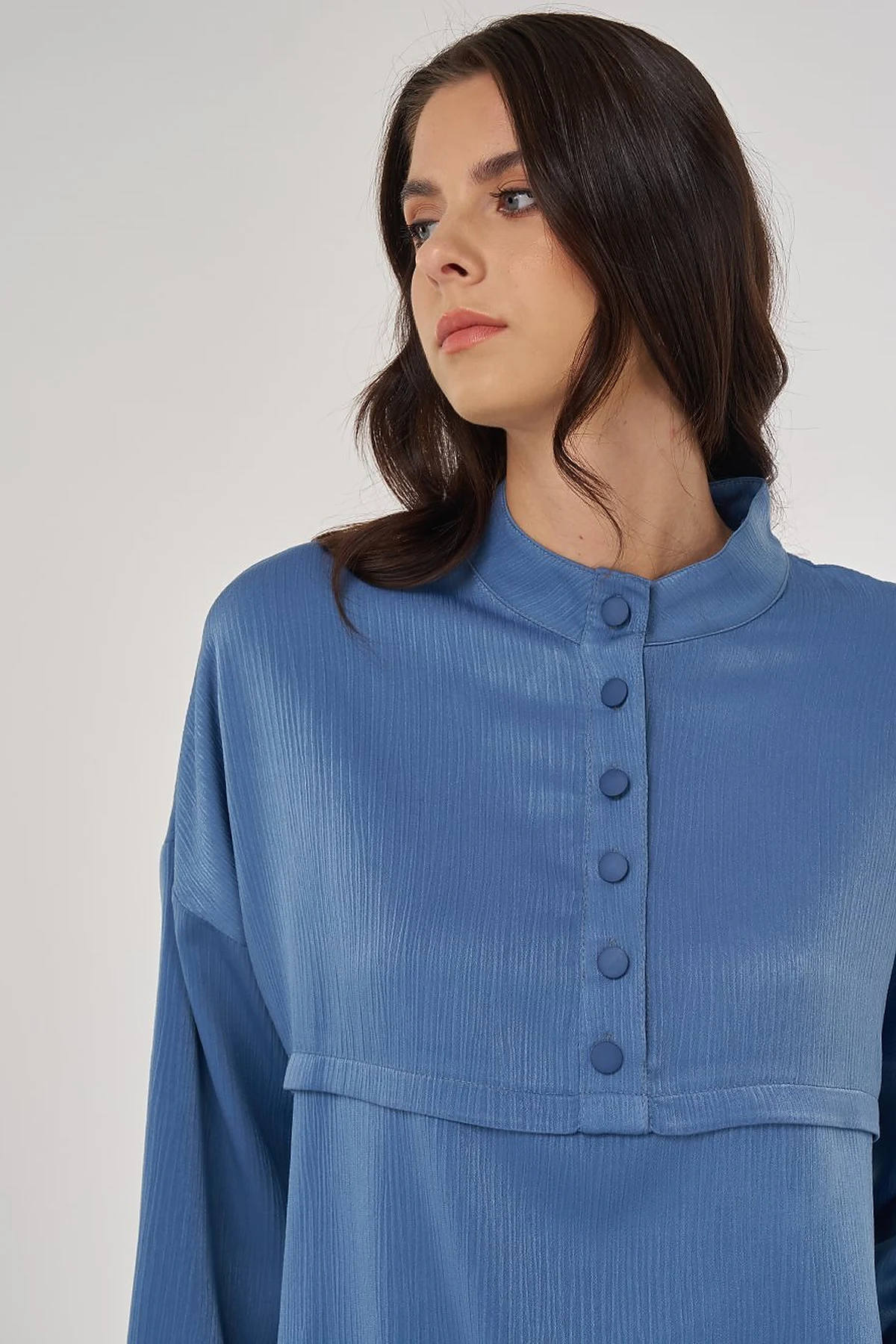 Tunic with Aller Detail in Crown Blue