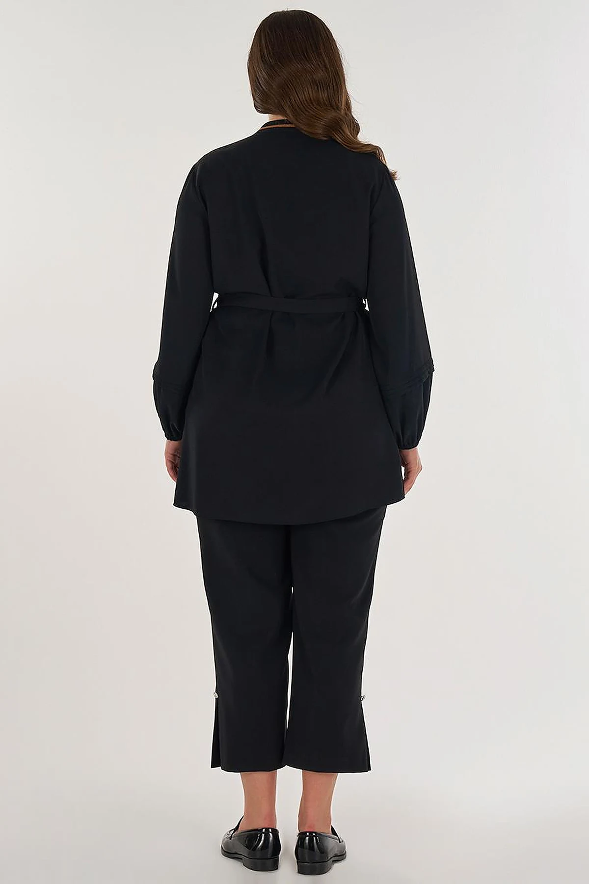 Ribbed Tunic in Black