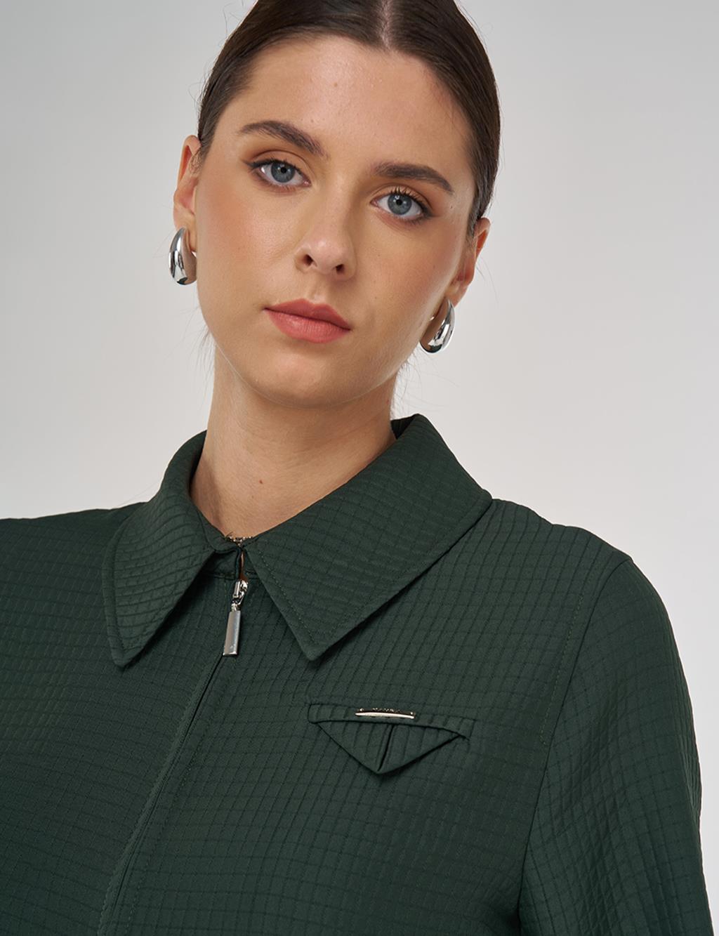 Kapitoneli Etekli Takım Orman Yeşili 