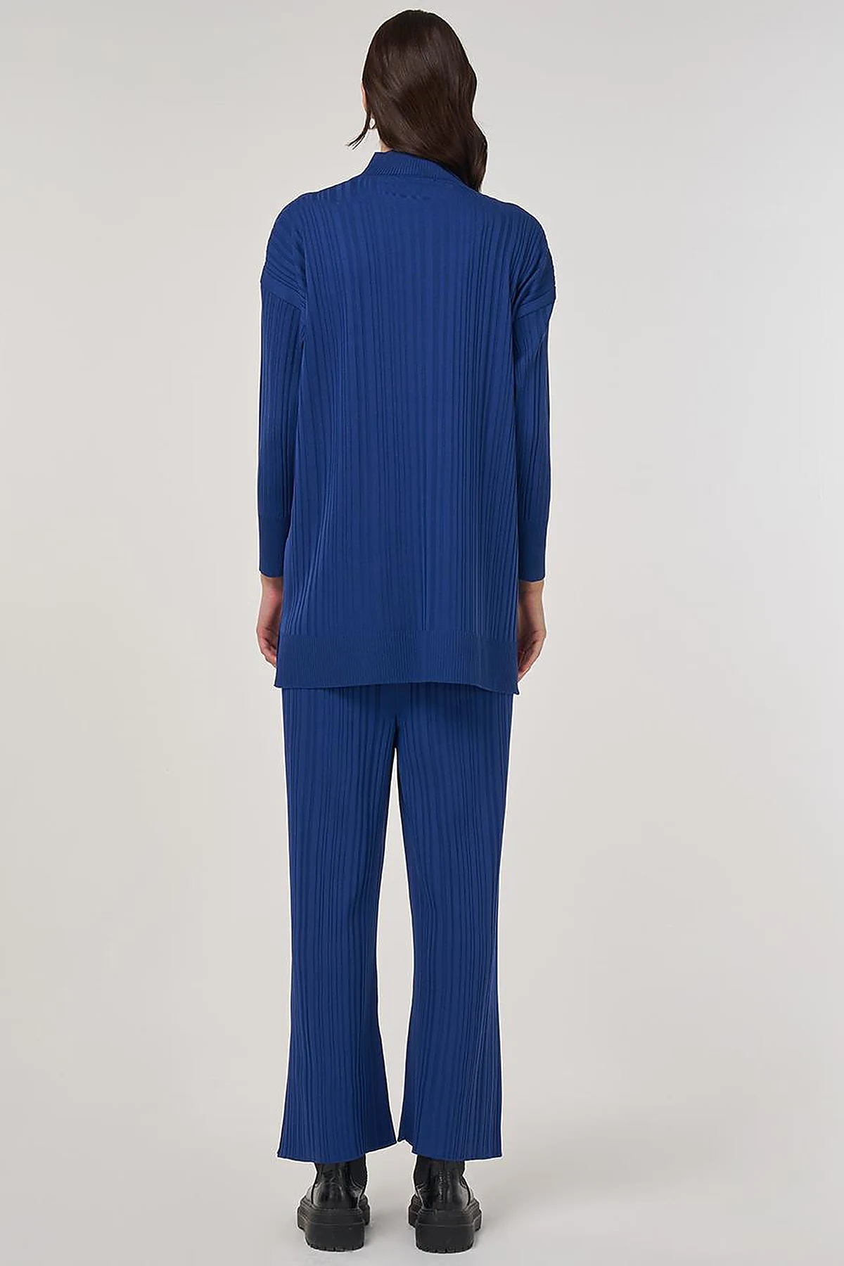 Relaxed Fit Knit Set in Indigo