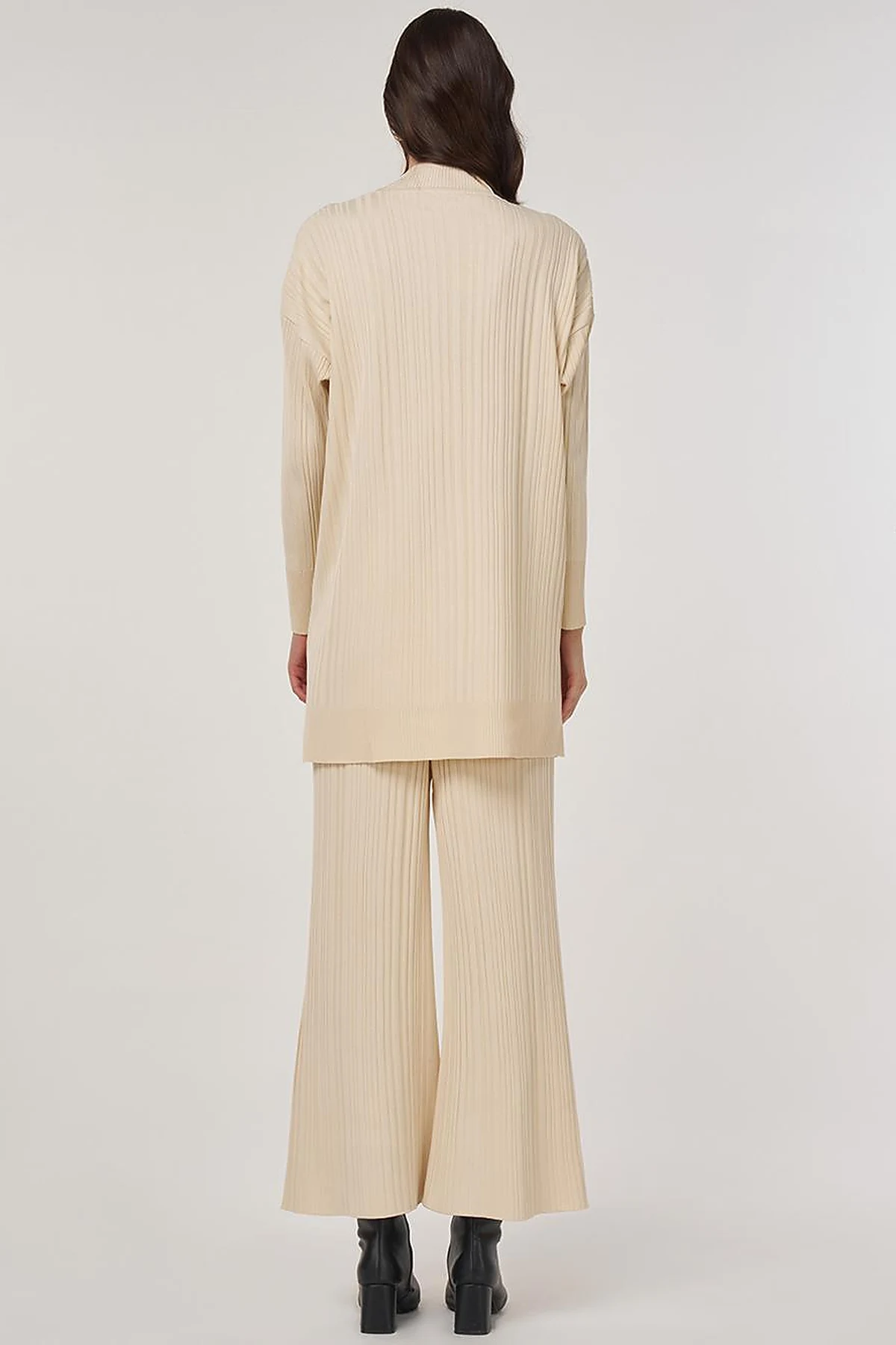 Relaxed Fit Knit Set in Stone