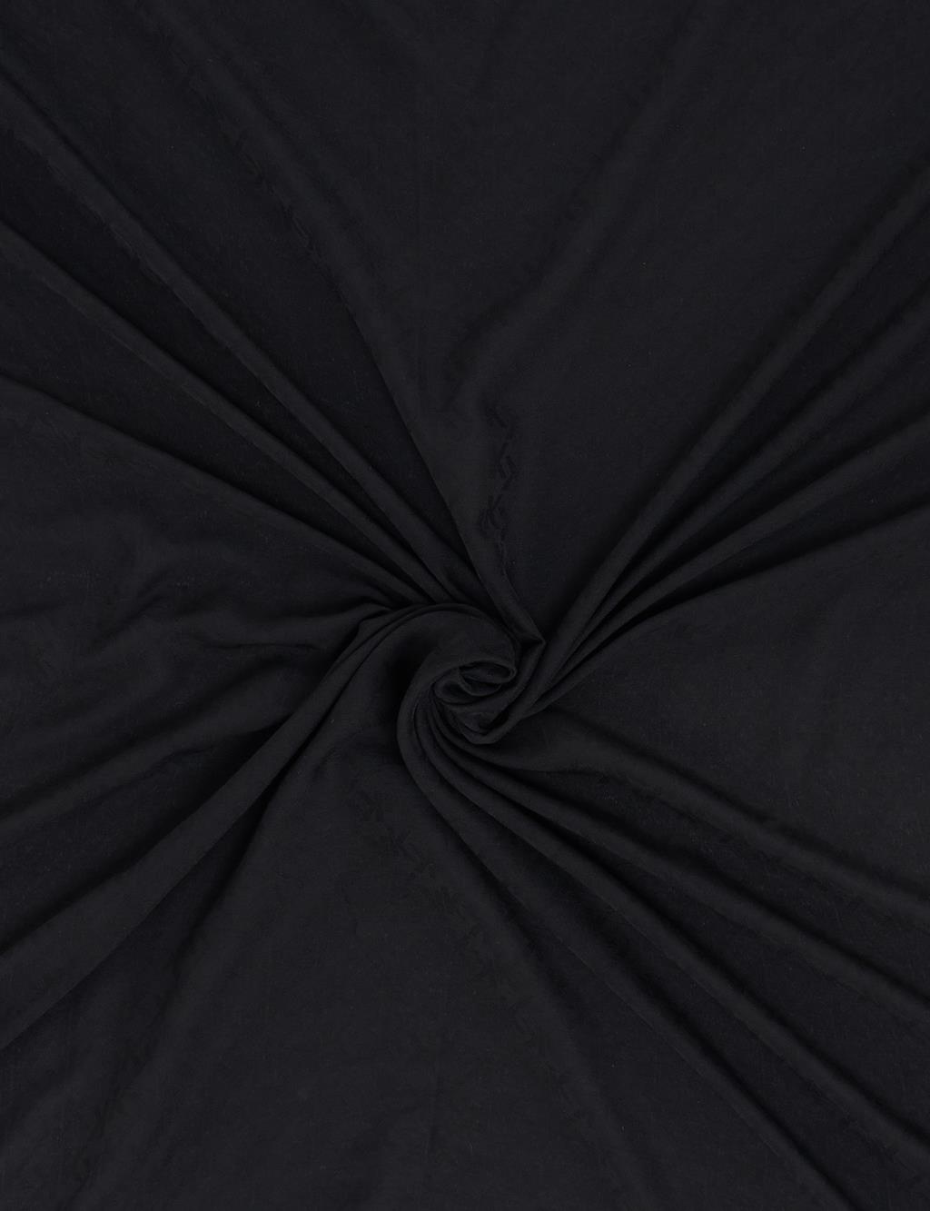 Logo Modal Scarf in Black