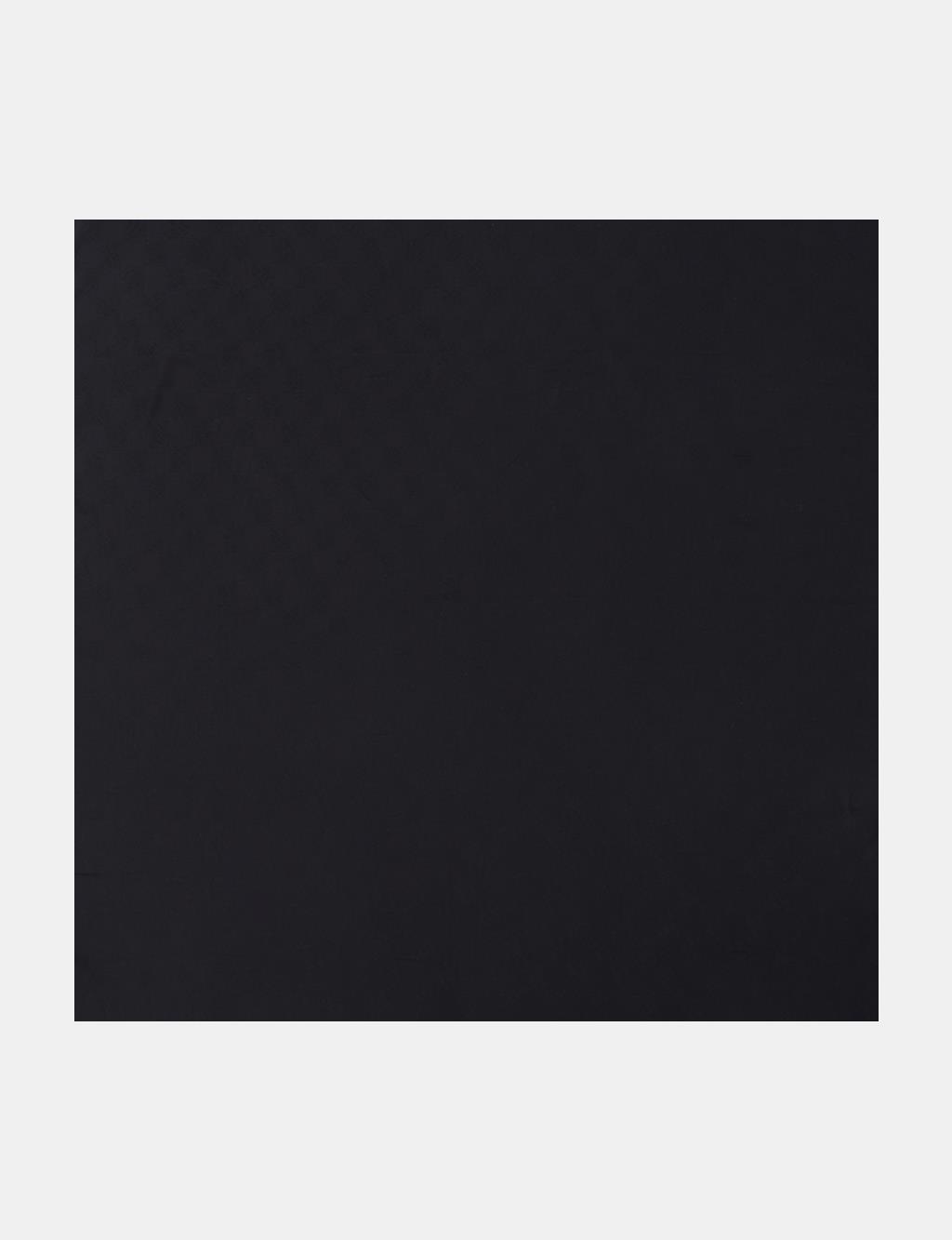 Checkerboard Pattern Modal Scarf in Black