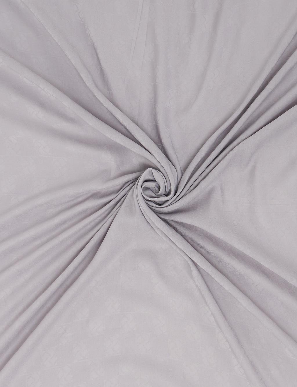 Checkerboard Pattern Modal Scarf in Gray