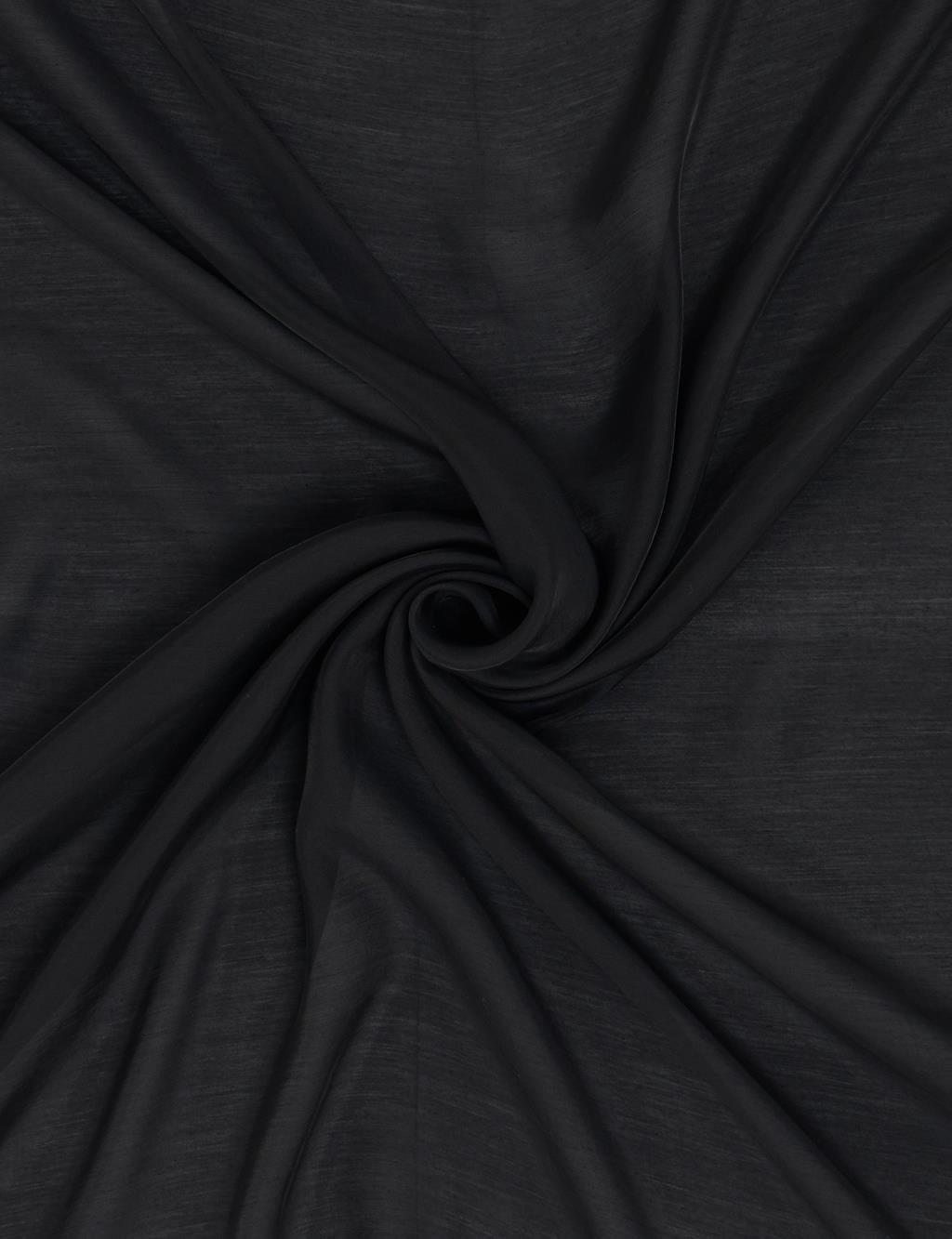 Viskon Karışımlı Eşarp Siyah  