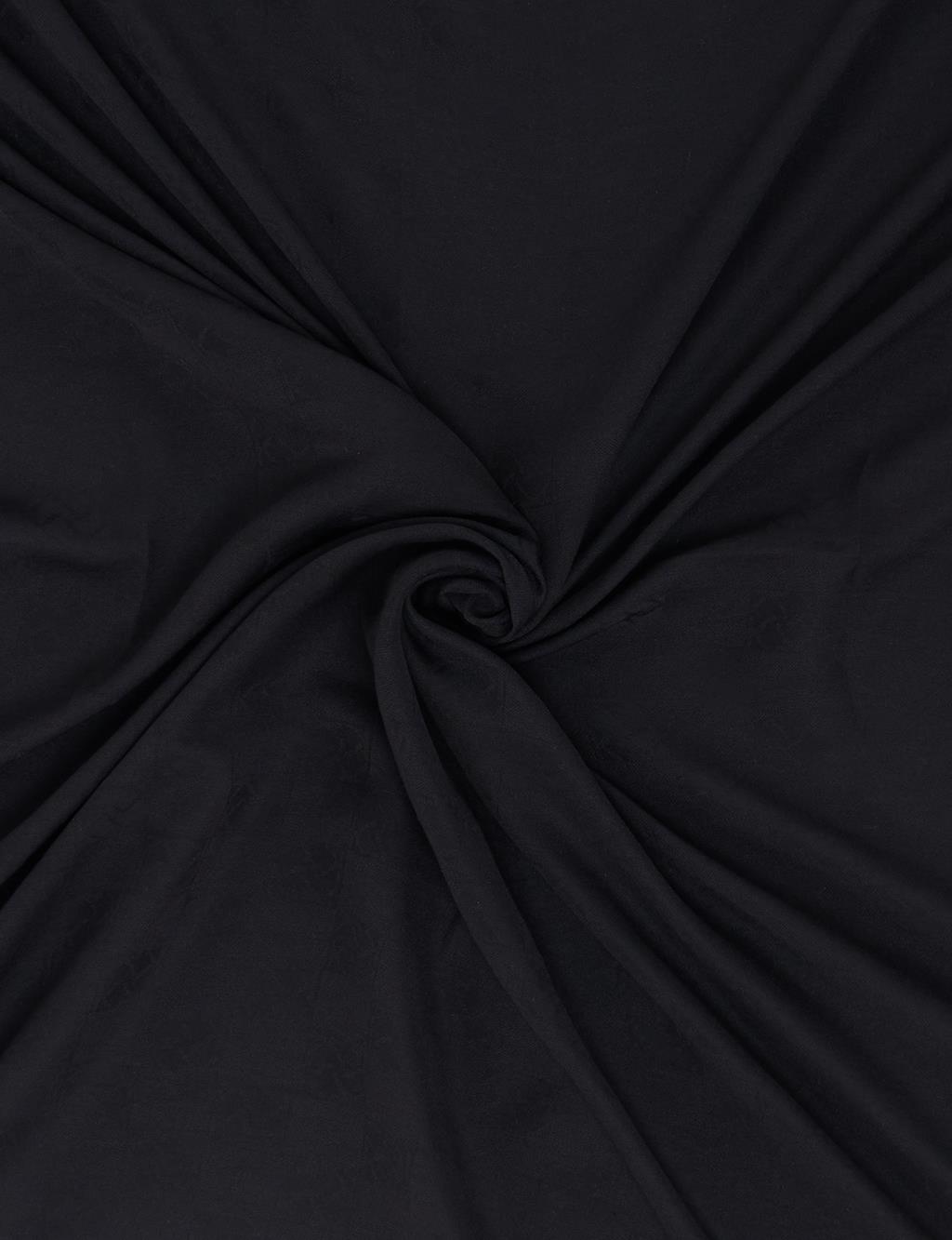 Checkerboard Pattern Modal Scarf in Black