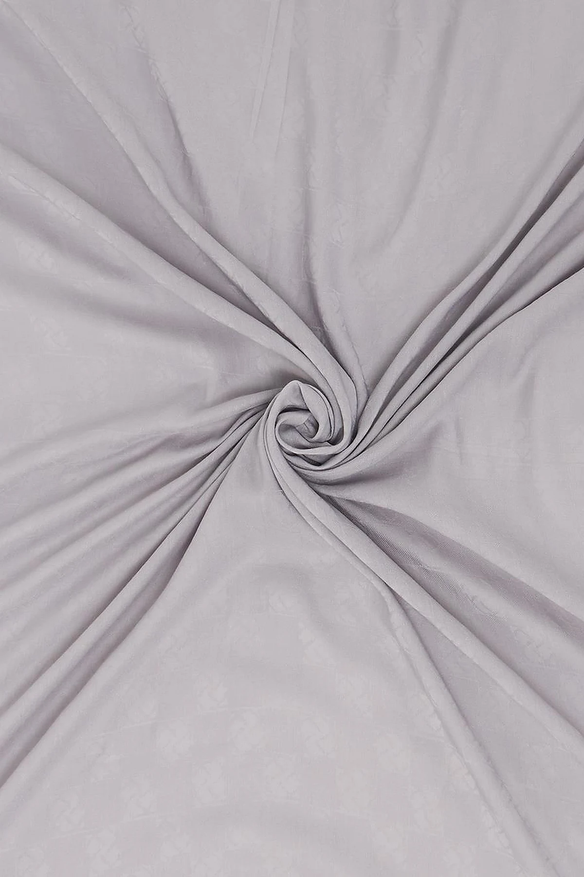 Checkerboard Pattern Modal Scarf in Gray