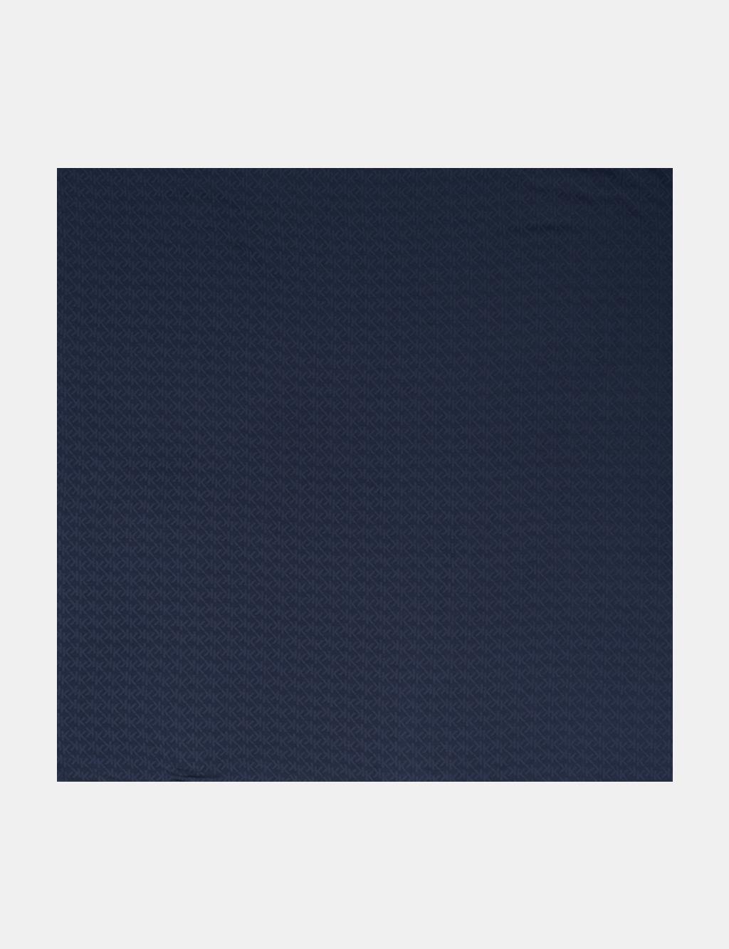 Logo Modal Scarf in Navy Blue