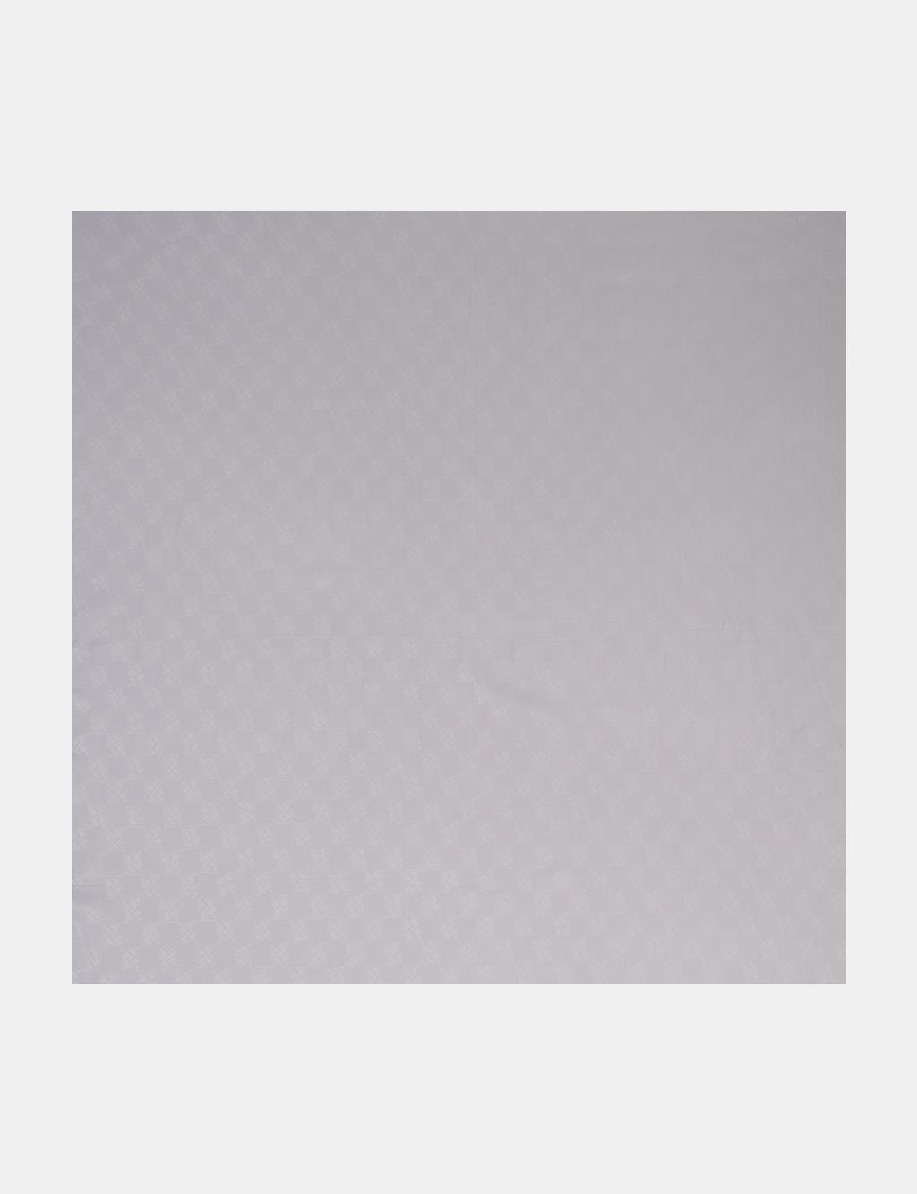 Checkerboard Pattern Modal Scarf in Gray