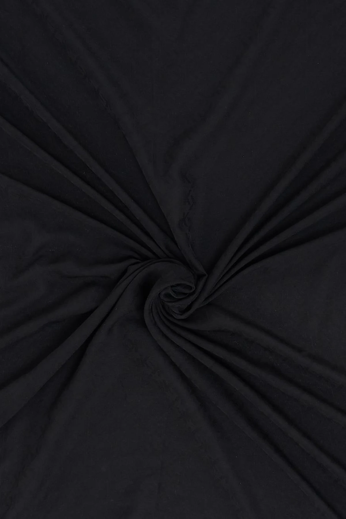 Logo Modal Scarf in Black