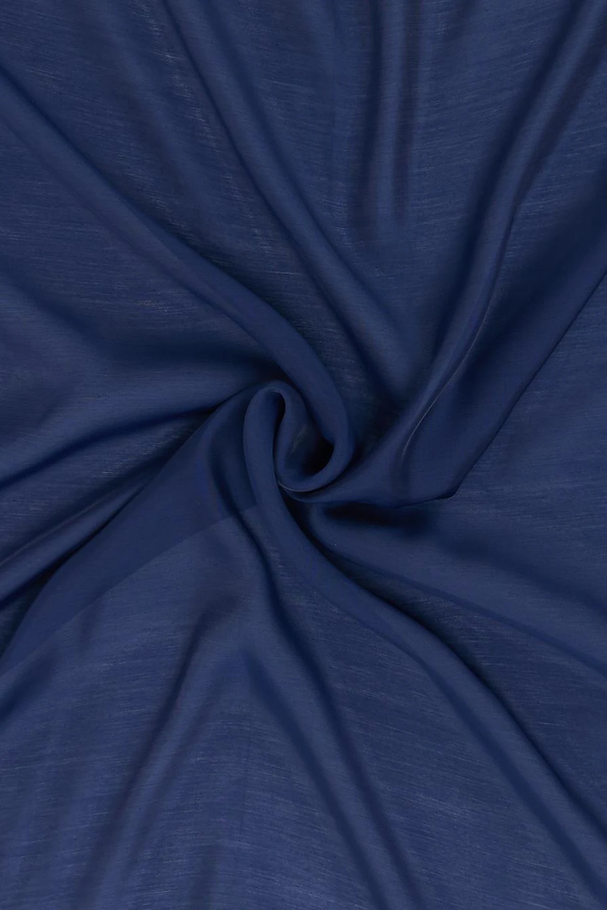 Viscose Blend Scarf in Navy Blue