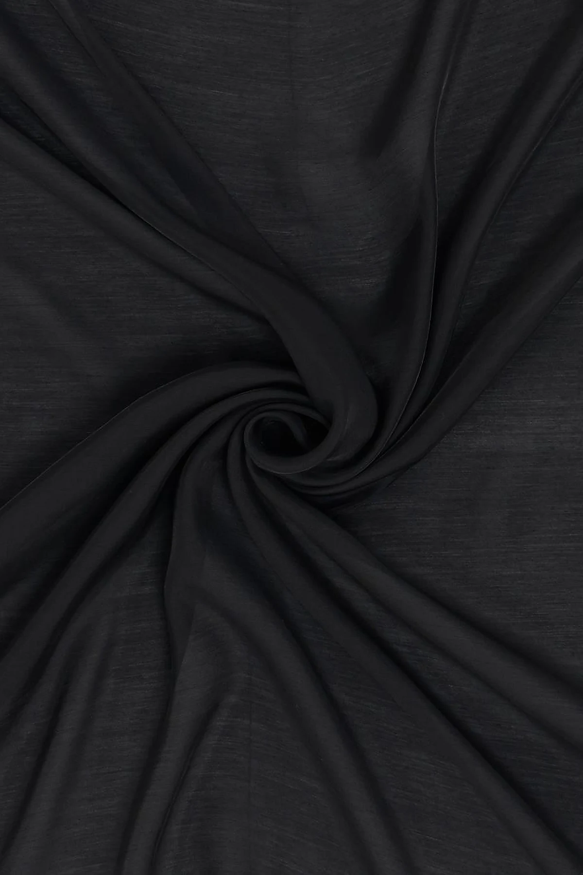 Viscose Blend Scarf in Black