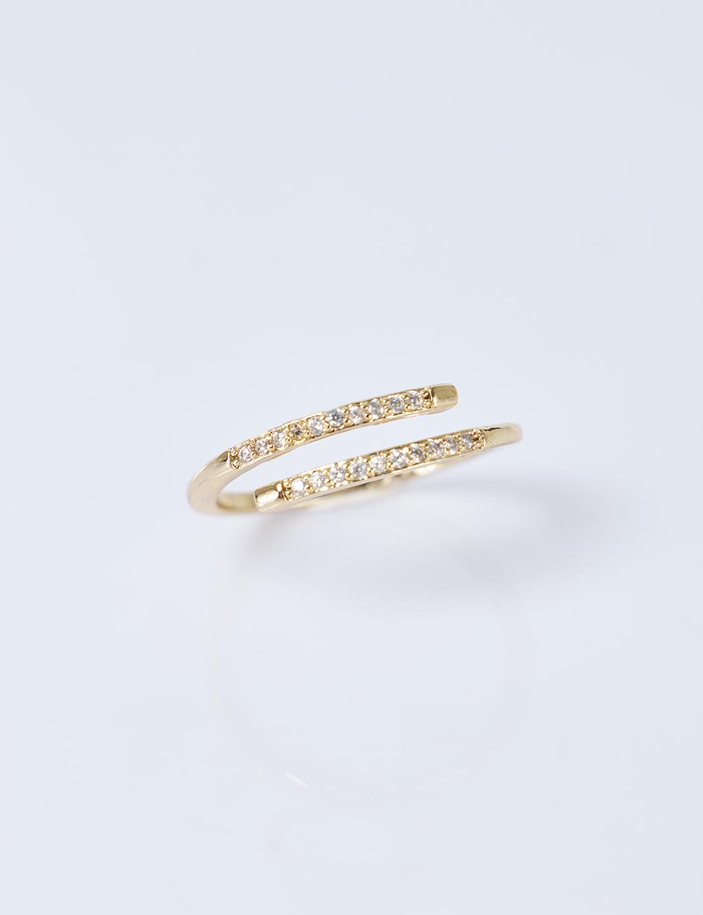 Double-Face Ring Gold