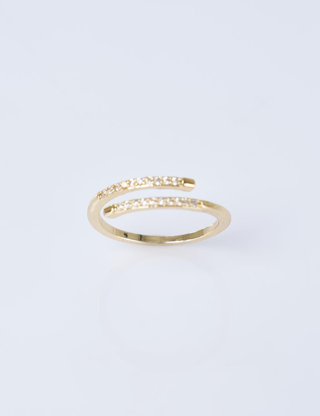 Double-Face Ring Gold