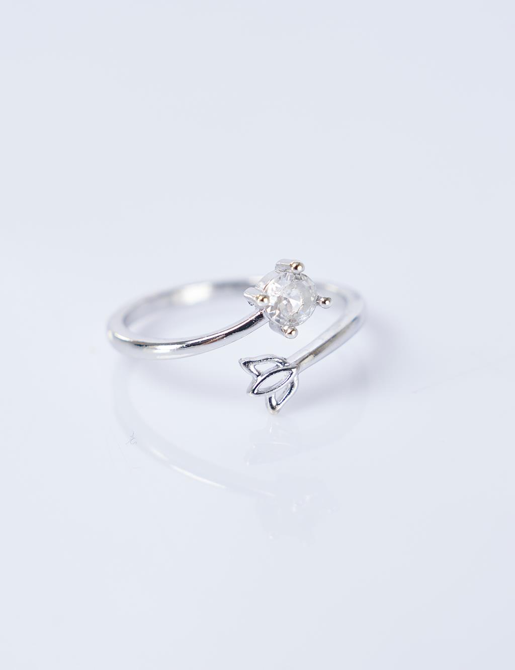 Double-Banded Ring Silver