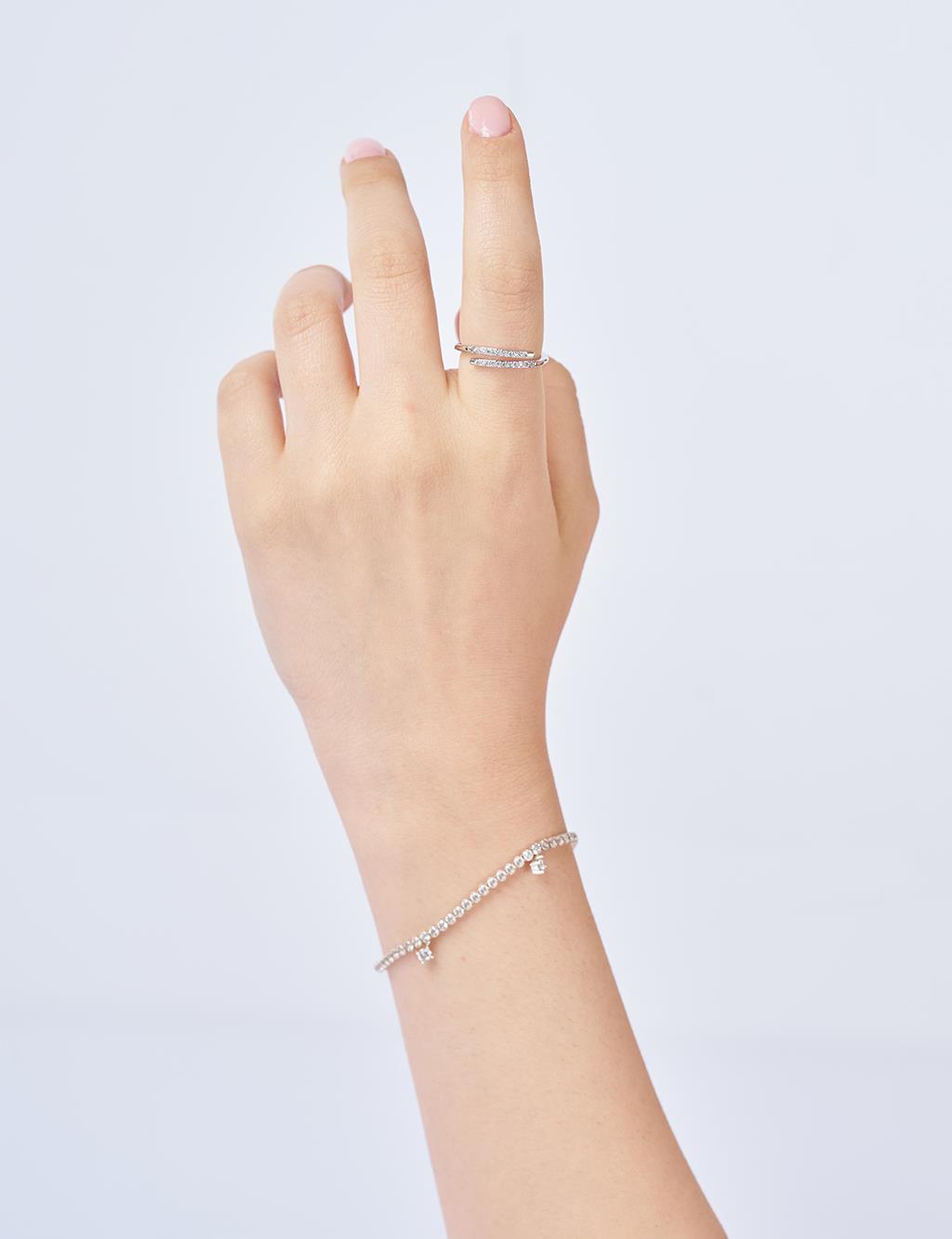 Double-Face Ring Silver