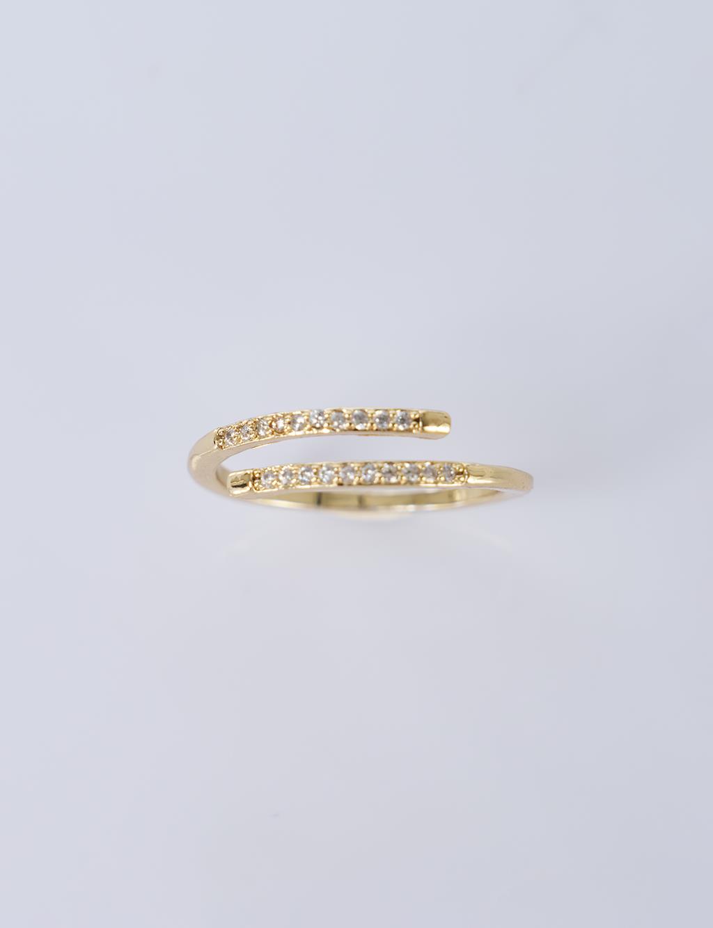 Double-Face Ring Gold