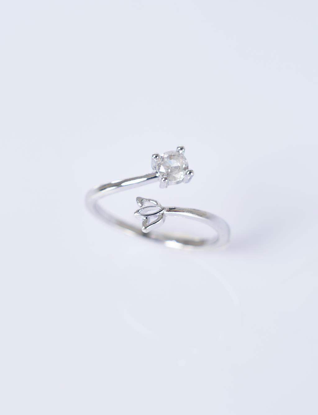 Double-Banded Ring Silver