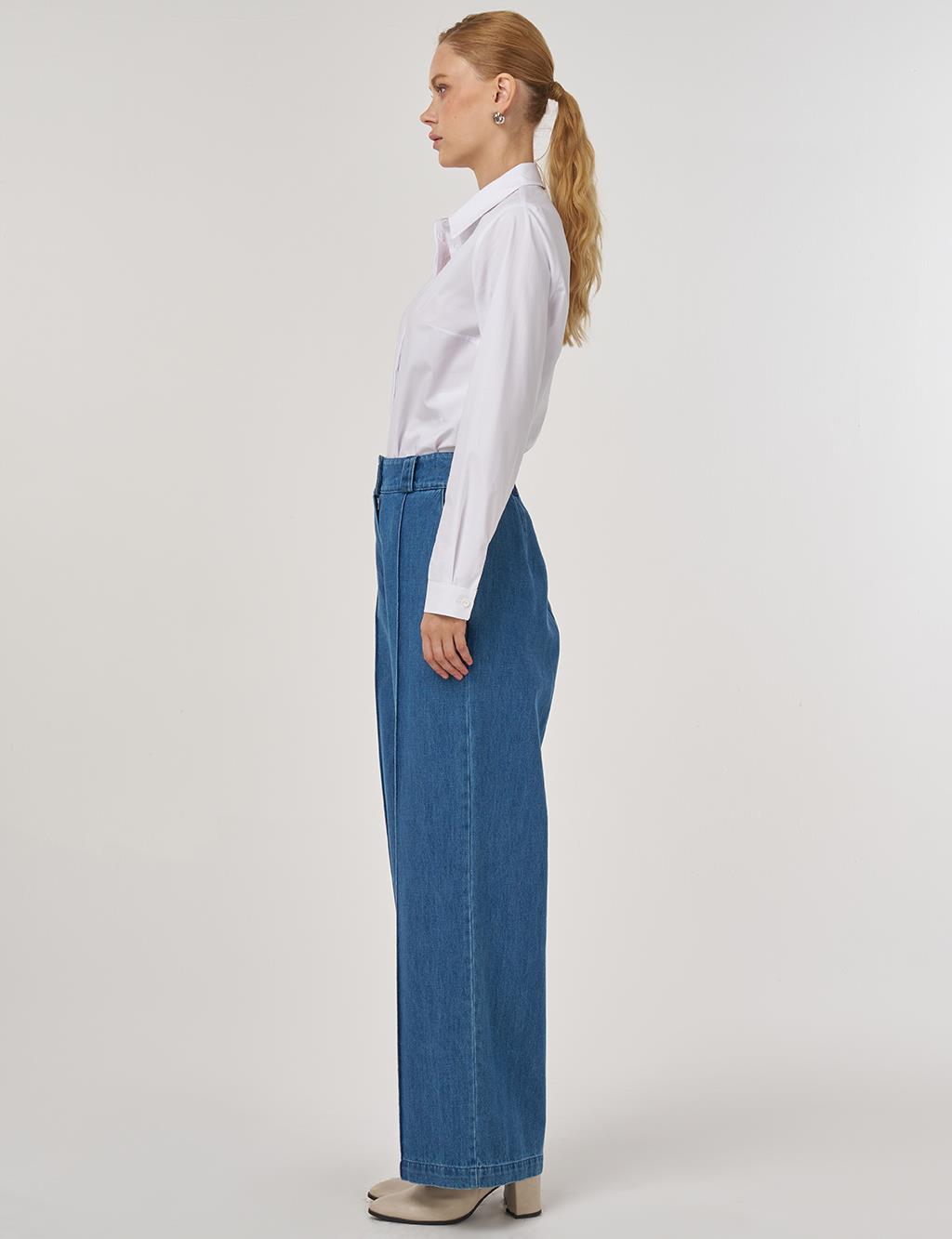 Marine Fit Denim Pantolon İndigo