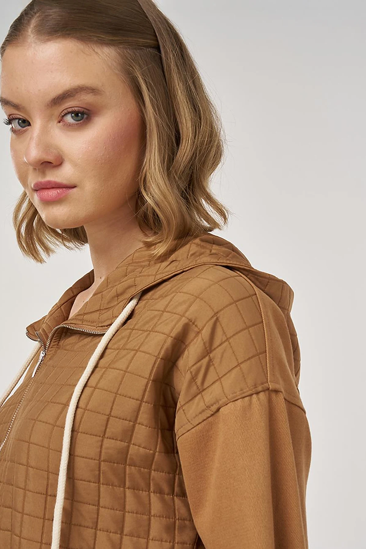 Pocket-Detailed Sweatshirt Tobacco
