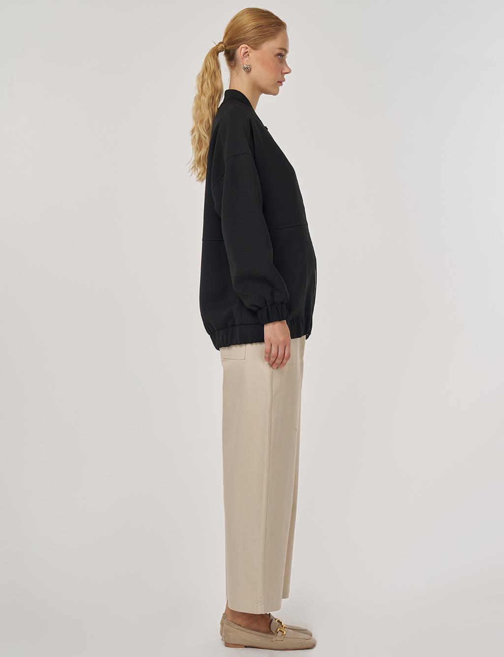 Kolej Yaka Ceket Siyah 