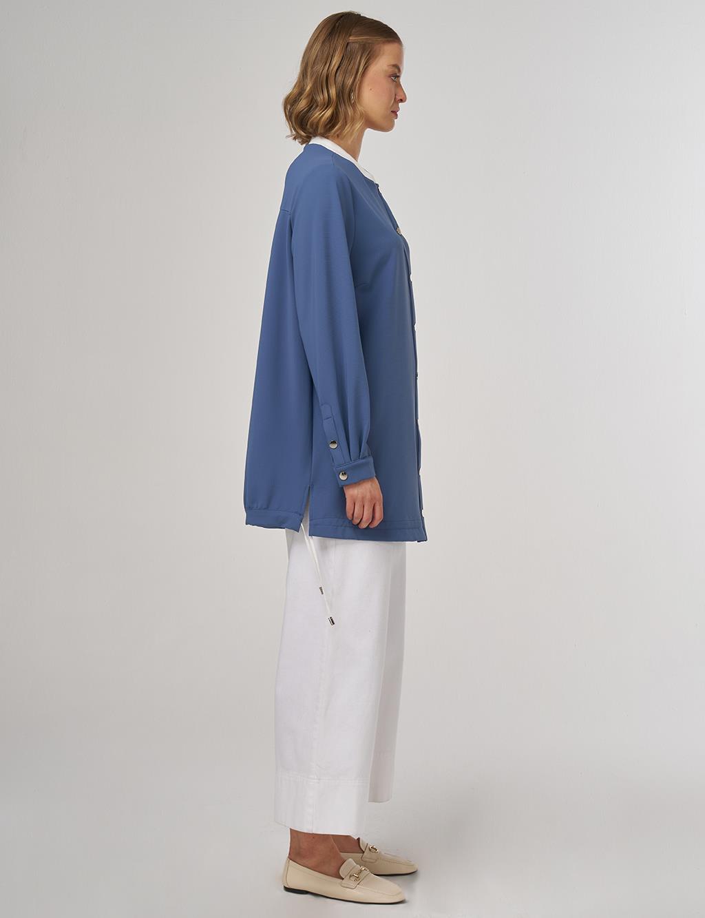 Relaxed Fit Tunic Indigo