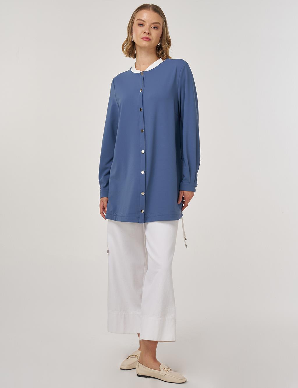 Relaxed Fit Tunic Indigo