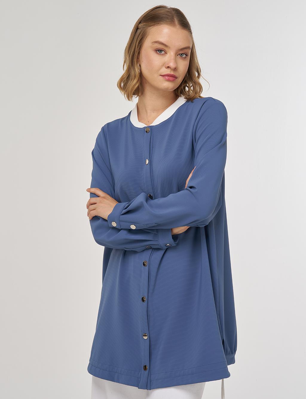 Relaxed Fit Tunic Indigo