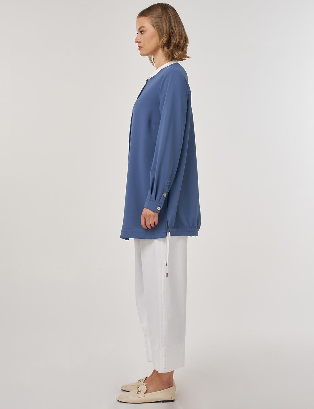 Relaxed Fit Tunic Indigo