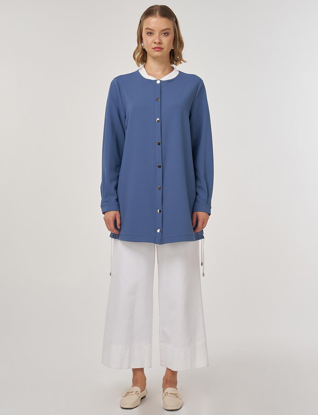 Relaxed Fit Tunic Indigo
