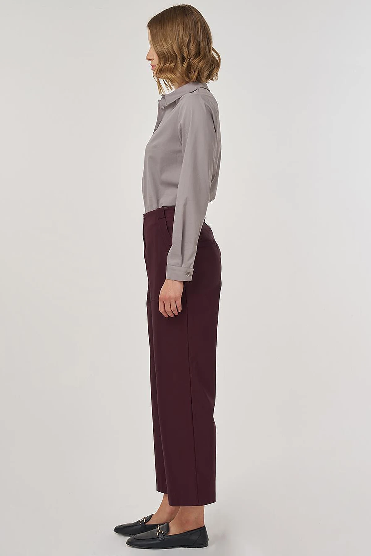 Torba Cepli Kanvas Pantolon Bordo