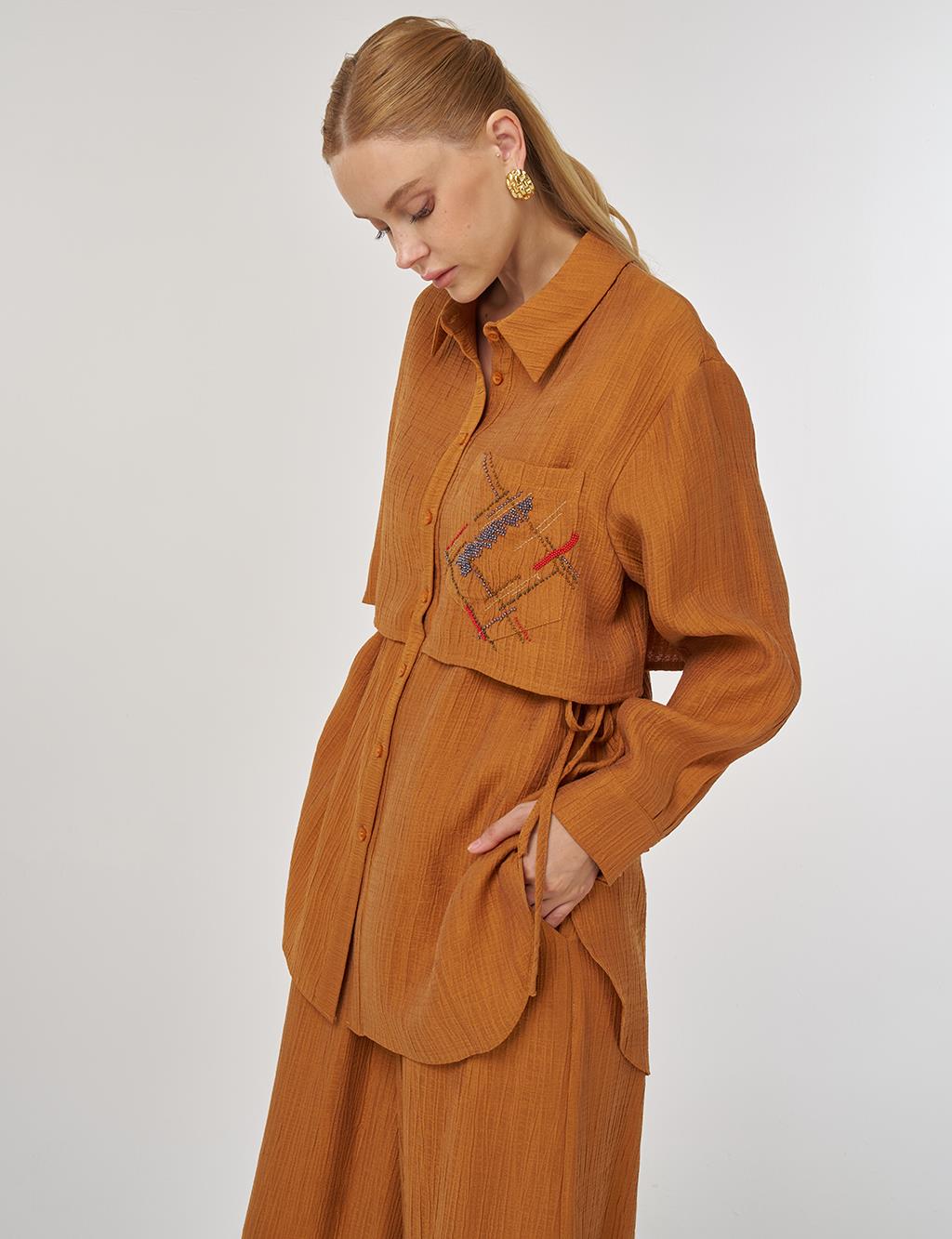 Aller-Detail Two-Piece Set in Pumpkin